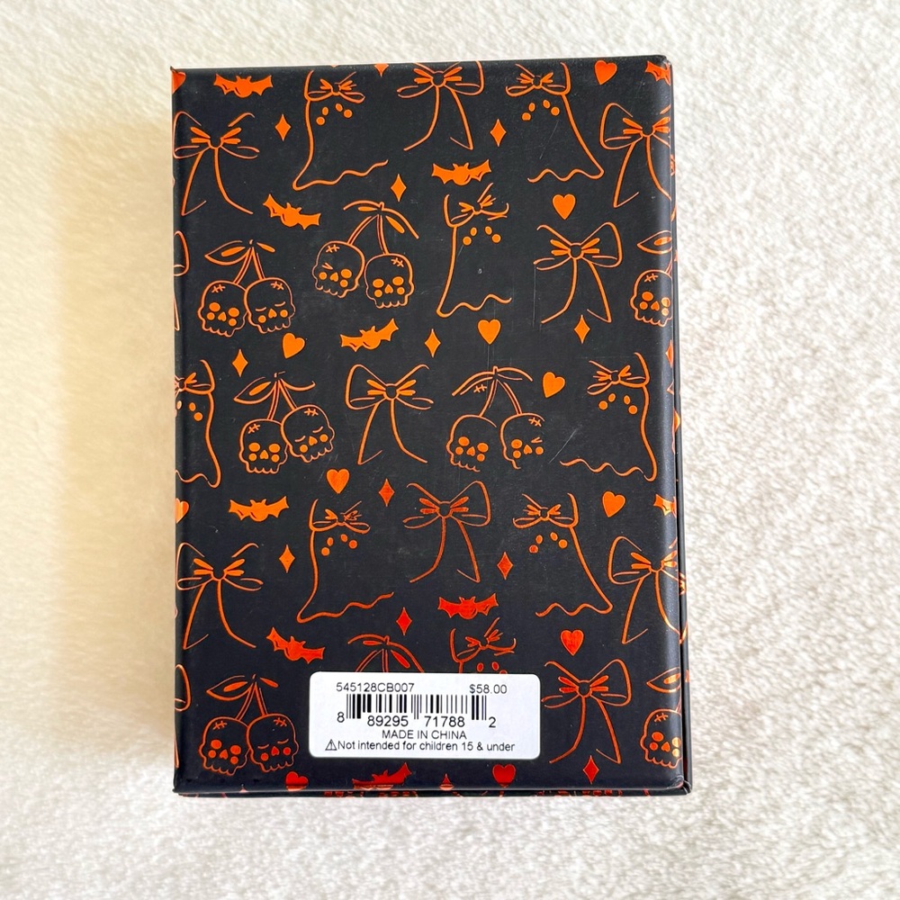 Betsey Johnson Halloween Black Cat & Crescent Moon Bag Charm - Picture 4 of 4